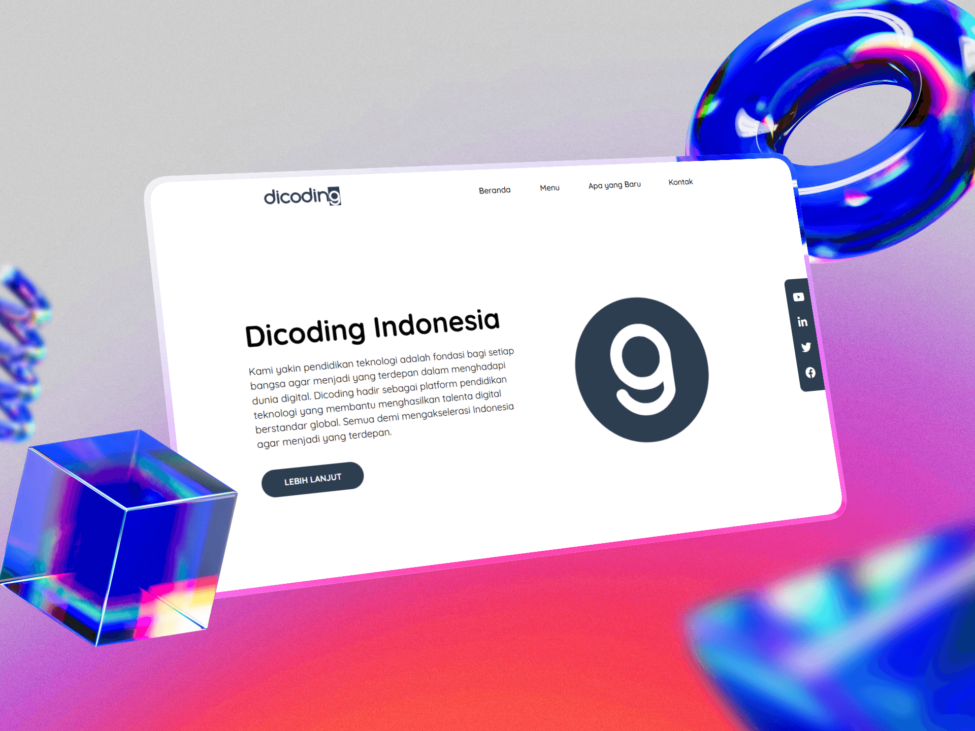 Dicoding — Landing Page