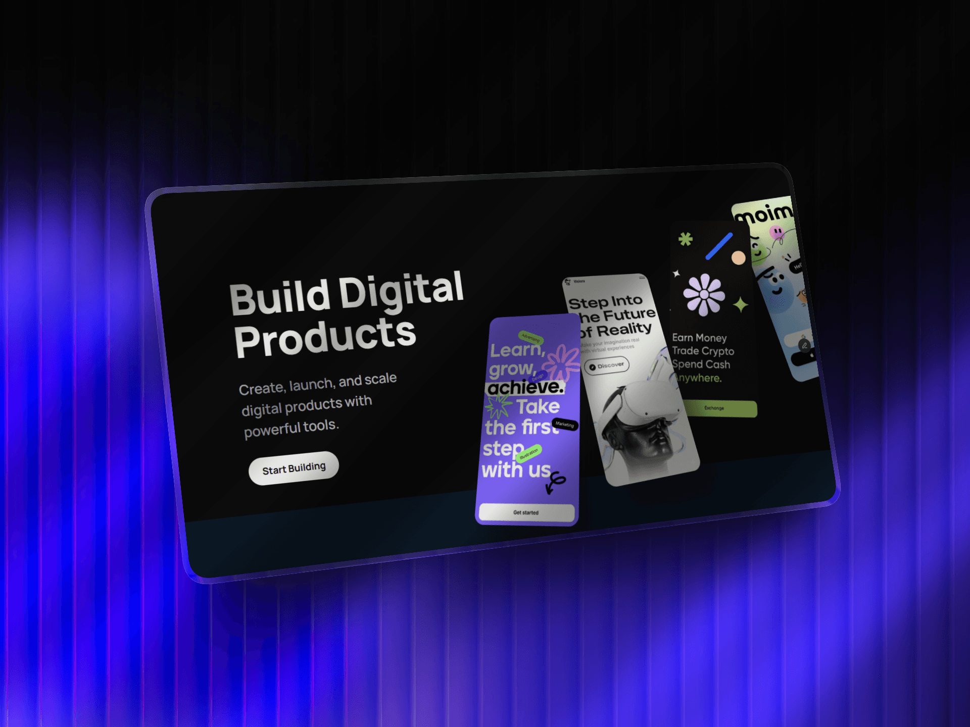 ProVision — Landing Page UI — Featured project by Aditya Gaudy